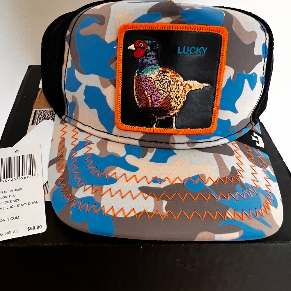 Goorin Bros. - Luck Stays Down - Blue Camo - Pheasant